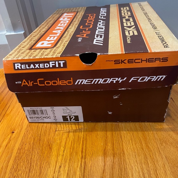 Men’s Skechers Memory Foam Glaven Boot in Chocolate - Picture 2 of 5